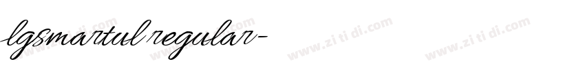 lgsmartul regular字体转换